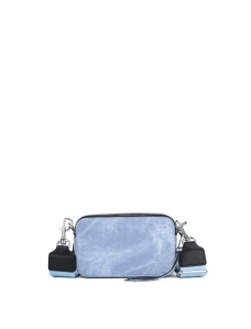 Жіноча сумка camera bag MIRATON з екошкіри блакитна - фото  - Miraton