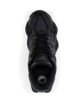 Женские кроссовки New Balance 9060 кожаные черные - фото 4 - Miraton