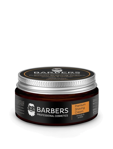 Крем для гоління зі зволожуючим ефектом Barbers Orange-Amber 100 мл (Крем для гоління зі зволожуючим ефектом Barbers Or) фото 1