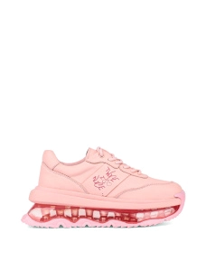 Жіночі кросівки шкіряні рожеві - фото  - Miraton