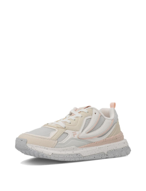 Женские кроссовки FILA CHARGE тканевые бежевые - фото 2 - Miraton