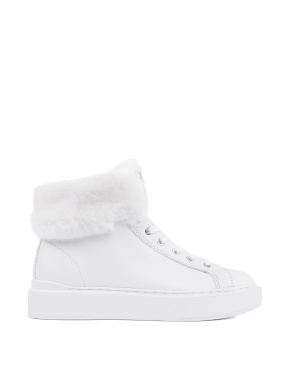 Жіночі кеди Guess білі FL8HISLEA12 - фото 1 - Miraton