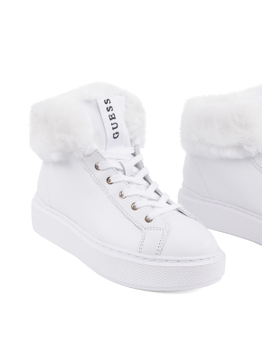 Жіночі кеди Guess білі FL8HISLEA12 - фото 6 - Miraton