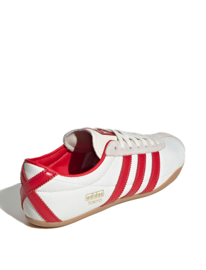 Жіночі кеди Adidas Tokyo тканинні молочного кольору - фото 4 - Miraton