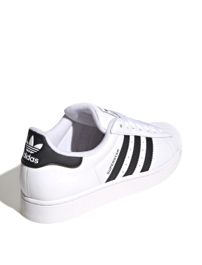 Мужские кеды Adidas Superstar кожаные белые - фото 3 - Miraton