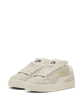 Жіночі кеди PUMA Suede XL Sneakers замшеві бежеві - фото 3 - Miraton