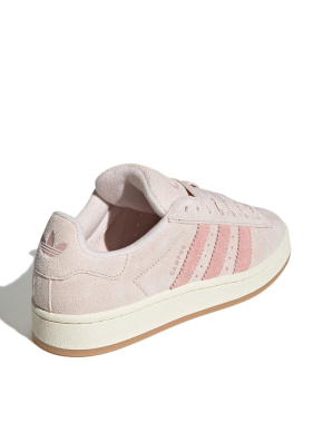 Жіночі кеди Adidas Campus замшеві рожеві - фото 4 - Miraton