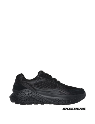 Мужские кроссовки Skechers из искусственной кожи черные фото 1