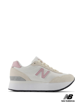 Жіночі кросівки New Balance 515 замшеві білі - фото 1 - Miraton