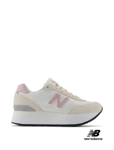 Жіночі кросівки New Balance 515 замшеві білі фото 1