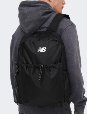 Чоловіча сумка New Balance тканинна чорна - фото 2 - Miraton