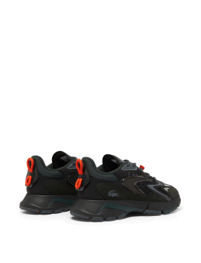 Мужские кроссовки Lacoste L003 Neo Trainers велюровые черные - фото 3 - Miraton