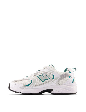 Чоловічі кросівки New Balance 530 тканинні білі - фото 1 - Miraton