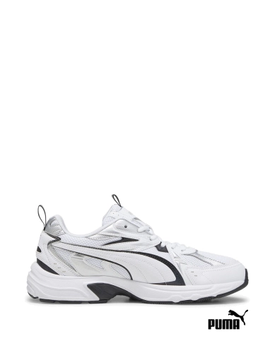 Жіночі кросівки PUMA Milenio Tech Sneakers зі штучної шкіри білі фото 1