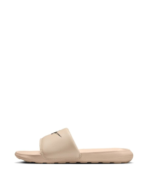 Жіночі шльопанці Nike Victori One гумові бежеві - фото 2 - Miraton