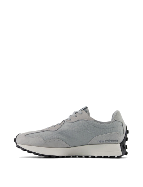 Мужские кроссовки New Balance 327 замшевые серые - фото 1 - Miraton