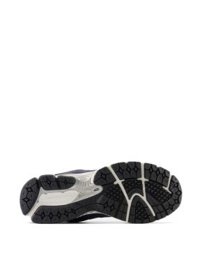 Мужские кроссовки New Balance 2002 замшевые синие - фото 3 - Miraton
