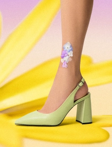 Жіночі туфлі шкіряні зелені - фото  - Miraton