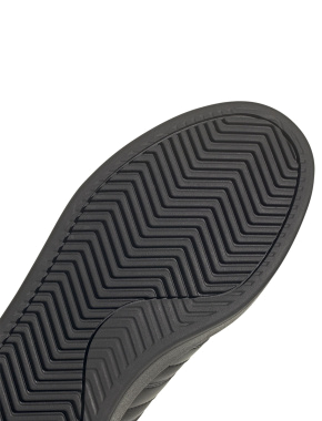 Чоловічі кеди Adidas Grand Court Cloudfoam Comfort з екошкіри чорні - фото 8 - Miraton