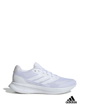 Жіночі кросівки Adidas Runfalcon 5 тканинні білі - фото 1 - Miraton