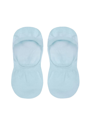 Жіночі сліди Legs SNEAKER COTTON HIGH блакитні, 2 пари - фото 1 - Miraton