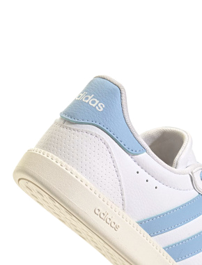 Жіночі кеди Adidas Breaknet Sleek з екошкіри білі - фото 8 - Miraton