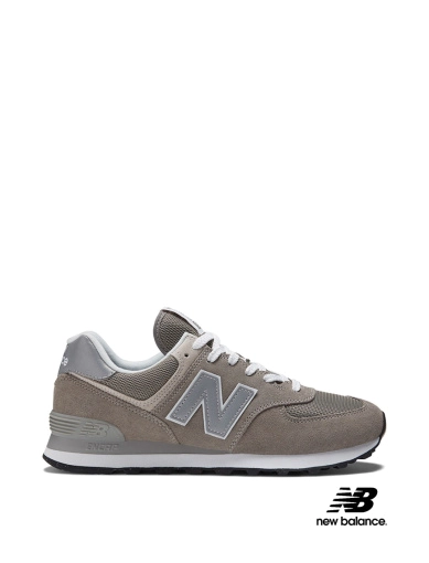 Мужские кроссовки New Balance 574 замшевые серые фото 1