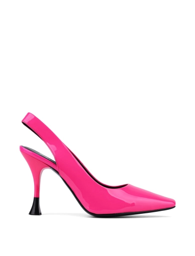 Жіночі туфлі MIRATON лакові рожеві фото 1