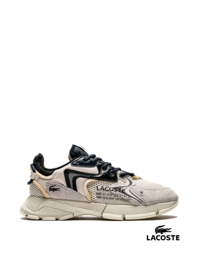 Чоловічі кросівки Lacoste L003 Neo Trainers велюрові бежеві (45SMA00012G9) фото 1