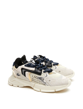 Жіночі кросівки Lacoste L003 Neo Trainers велюрові білі - фото 2 - Miraton