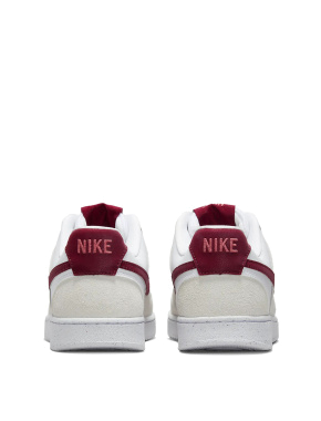 Жіночі кросівки Nike Court Vision Low замшеві білі - фото 3 - Miraton