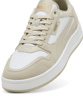 Чоловічі кеди PUMA Court Classic Suede Sneakers замшеві бежеві