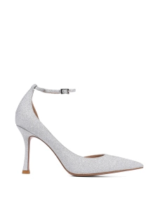 Жіночі туфлі MiaMay з гліттера срібного кольору - фото  - Miraton