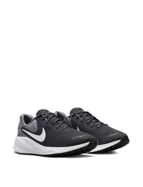 Чоловічі кросівки Nike Revolution 7 тканинні сірі - фото 1 - Miraton