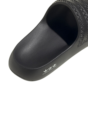 Женские шлепанцы Adidas Adilette Ayoon резиновые черные - фото 8 - Miraton