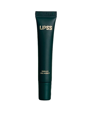 Блеск для губ Lipss Smells like money шоколадный с золотистыми блестками фото 1