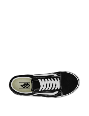 Жіночі кеди Vans Old Skool замшеві чорні - фото 3 - Miraton