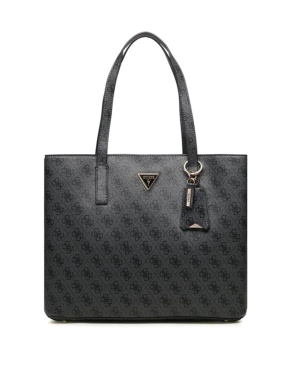 Женская сумка тоут Guess из экокожи серая - фото 1 - Miraton