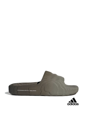 Мужские шлепанцы Adidas Adilette 22 резиновые серые - фото  - Miraton