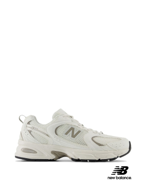 Женские кроссовки New Balance 530 тканевые белые - фото 1 - Miraton