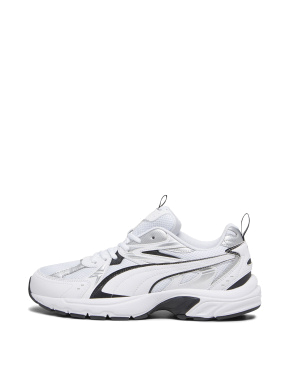 Мужские кроссовки PUMA Milenio Tech Sneakers из искусственной кожи черные - фото 2 - Miraton