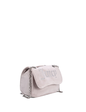 Жіноча сумка крос-боді Juicy Couture тканинна бежева - фото 1 - Miraton