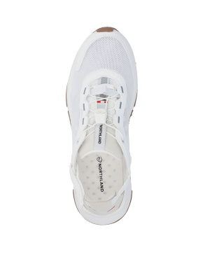 Женские кроссовки Northland Velden aqua из искусственной кожи белые - фото 4 - Miraton