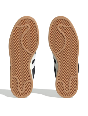 Мужские кеды Adidas Campus замшевые черные - фото 6 - Miraton