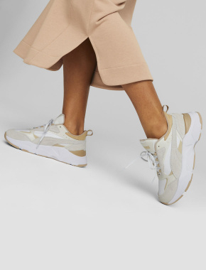 Женские кроссовки PUMA Cassia Mix из искусственной кожи белые - фото 6 - Miraton