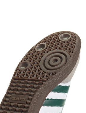 Чоловічі кеди Adidas Samba шкіряні білі - фото 8 - Miraton