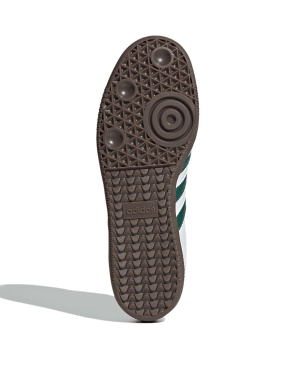 Мужские кеды Adidas Samba кожаные белые - фото 6 - Miraton