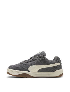 Чоловічі кеди PUMA Park Lifestyle SK8 Suede Sneakers замшеві сірі - фото 2 - Miraton