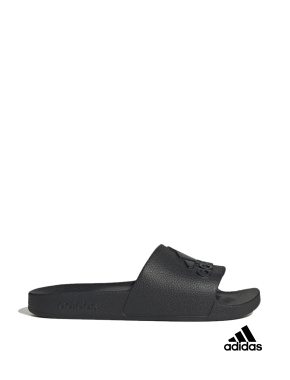 Мужские шлепанцы Adidas Adilette Aqua резиновые черные - фото 1 - Miraton