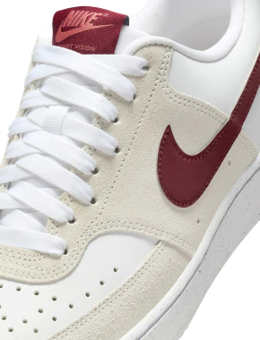 Жіночі кросівки Nike Court Vision Low замшеві білі - фото 5 - Miraton